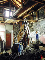 Hüttenwerker an der Arbeit